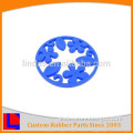 custom with high quality colorful silicone rubber coaster